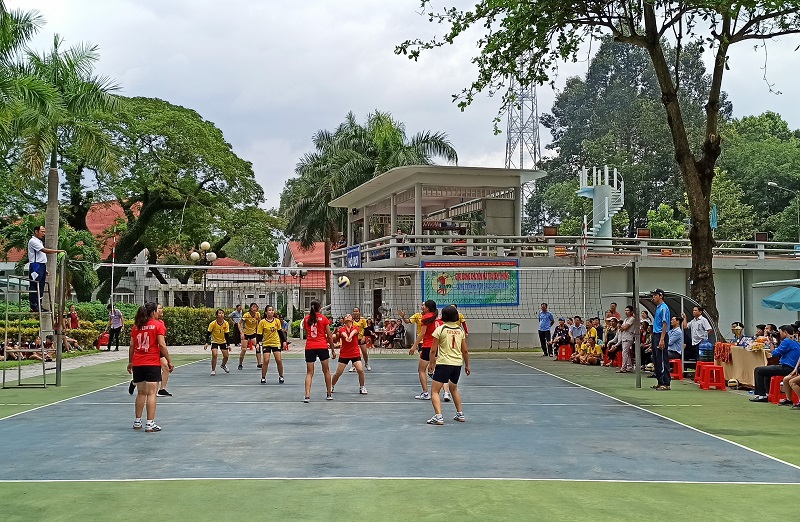 Chung kết bóng chuyền nữ công nhân lao động Cao su Dầu Tiếng năm 2019