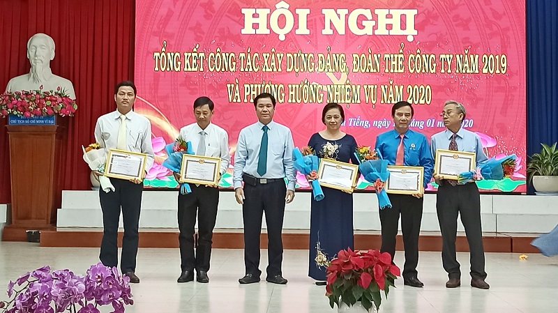 Đảng ủy Cao su Dầu Tiếng thực hiện thắng lợi nhiệm vụ chính trị năm 2019