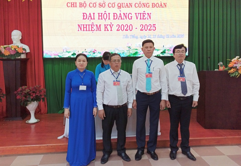 Đại hội Chi bộ cơ sở cơ quan Công đoàn nhiệm kỳ 2020 - 2025