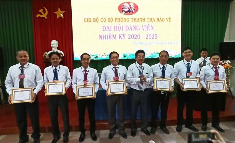 Đại hội Chi bộ cơ sở Phòng Thanh tra bảo vệ nhiệm kỳ 2020 - 2025