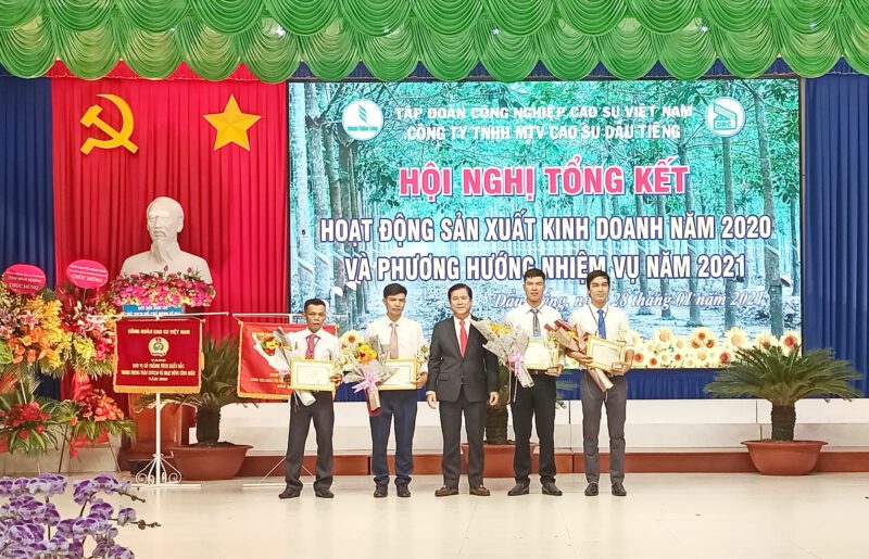 Công Ty TNHH MTV Cao Su Dầu Tiếng, doanh thu năm 2020 đạt 1.555 tỷ đồng