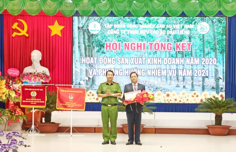 Công Ty TNHH MTV Cao Su Dầu Tiếng, doanh thu năm 2020 đạt 1.555 tỷ đồng