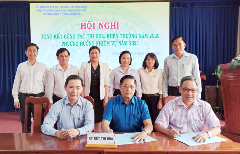 Khối các doanh nghiệp trung ương và doanh nghiệp ngành dọc thuộc tỉnh Bình Dương tổng kết công tác thi đua, khen thưởng năm 2020