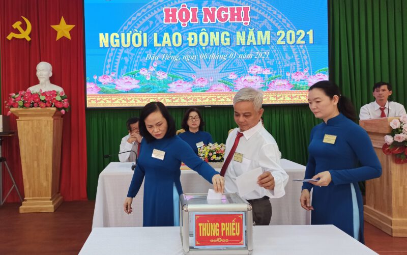 Phòng Quản lý Chất lượng Công ty tổ chức Hội nghị người lao động năm 2021