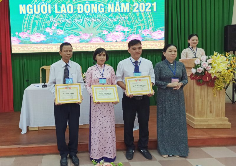 Phòng Tổ chức Lao động Tiền lương công ty tổ chức hội nghị NLĐ năm 2021