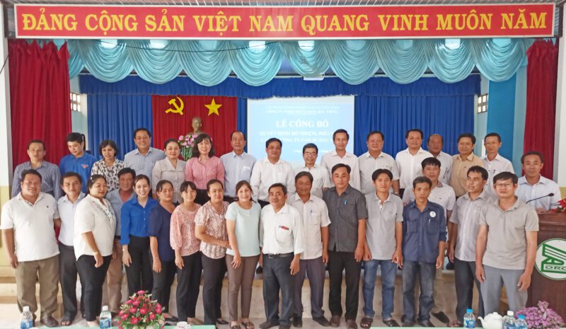 Công ty TNHH MTV Cao su Dầu Tiếng công bố quyết định bổ nhiệm, điều động cán bộ lãnh đạo cơ sở