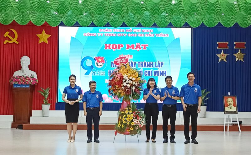 Đoàn Thanh niên Cao su Dầu Tiếng họp mặt kỷ niệm 90 năm thành lập đoàn TNCS Hồ Chí Minh (26/3/1931 - 26/3/2021)