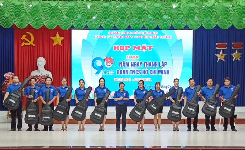 Đoàn Thanh niên Cao su Dầu Tiếng họp mặt kỷ niệm 90 năm thành lập đoàn TNCS Hồ Chí Minh (26/3/1931 - 26/3/2021)