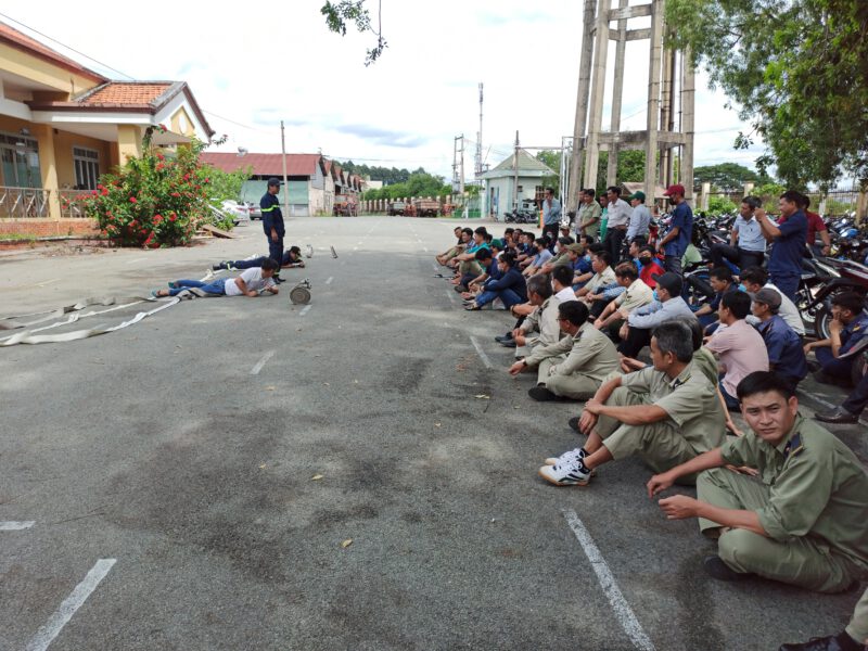 Cao su Dầu Tiếng, sơ kết công tác bảo vệ tài sản, an ninh trật tự và phòng chống cháy nổ 06 tháng đầu năm 2021