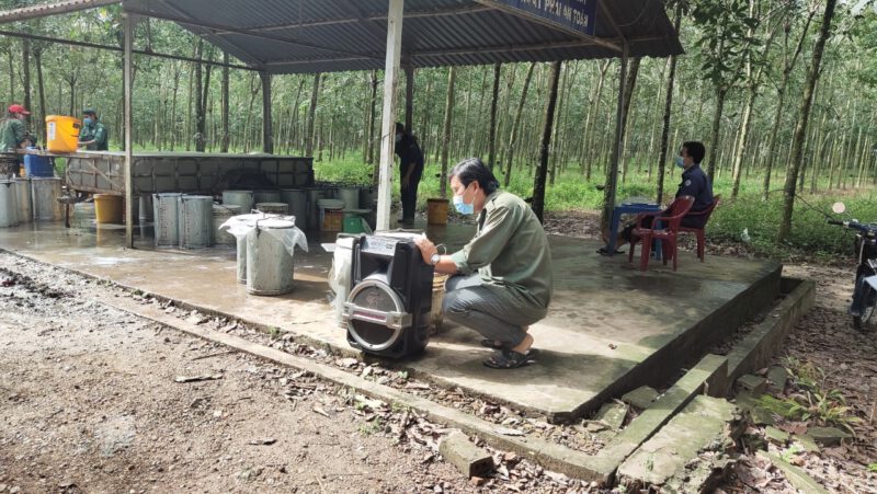 Cao su Dầu Tiếng đảm bảo chăm lo sức khỏe, phòng chống dịch bệnh Covid-19 trong công nhân lao động