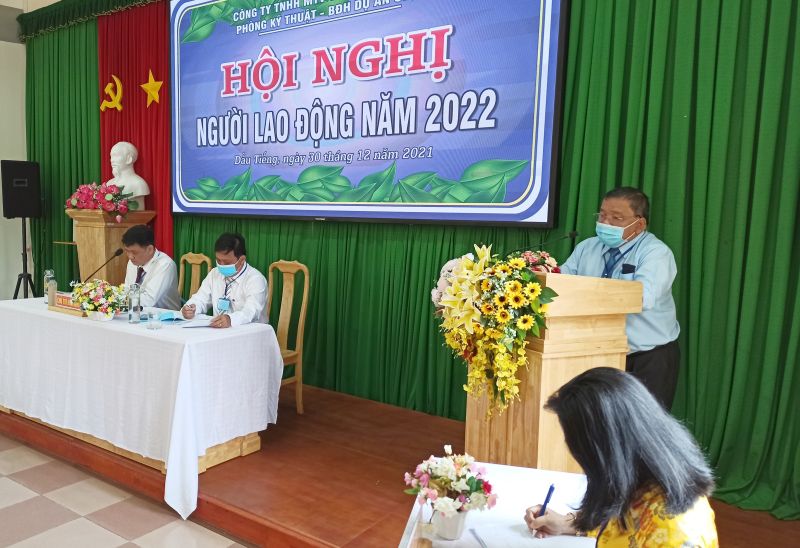 Hội nghị người lao động Phòng Kỹ thuật – Ban Điều hành dự án Chuối năm 2022