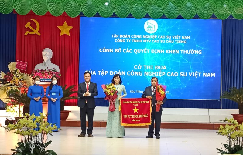 Công ty TNHH MTV Cao su Dầu Tiếng hoàn thành xuất sắc kế hoạch năm 2021