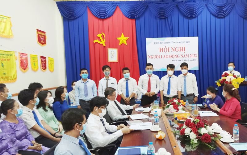 Công ty Cổ phần Công nghiệp An Điền hoàn thành xuất sắc nghị quyết hội nghị người lao động năm 2021