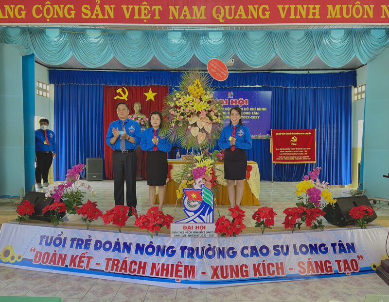 Đoàn Thanh niên Nông trường cao su Long Tân tổ chức Đại hội Đoàn TNCS Hồ Chí Minh lần thứ XVII, nhiệm kỳ 2022 - 2027