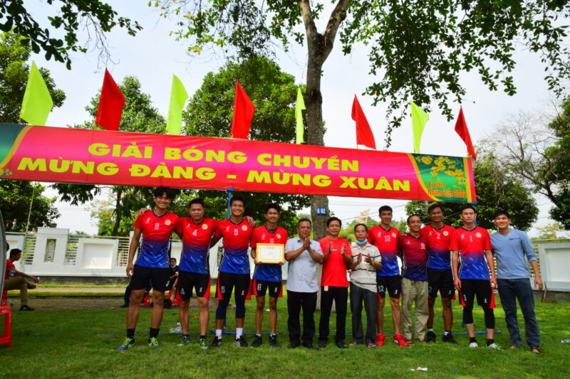 Phòng Thanh tra Bảo vệ xuất sắc đạt giải nhất bóng chuyền nam tứ hùng mừng Đảng mừng Xuân năm 2022