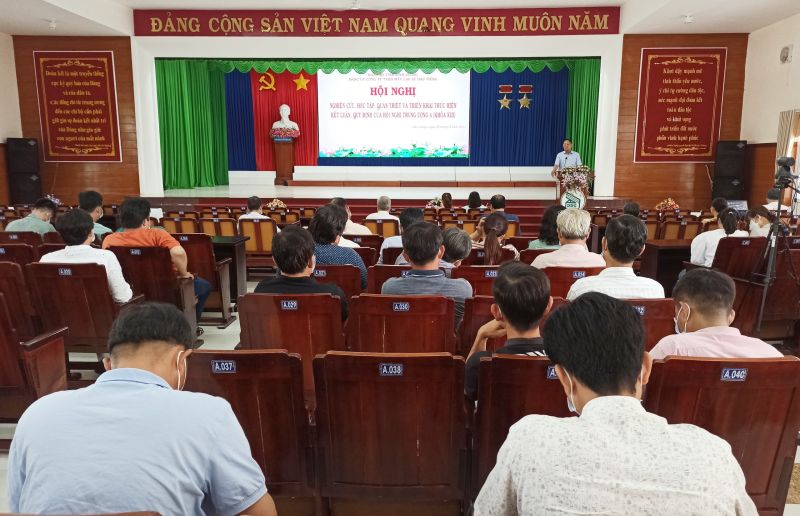 Đảng ủy Cao su Dầu Tiếng quán triệt, triển khai các Kết luận, Quy định của Hội nghị Trung ương 4, khóa XIII