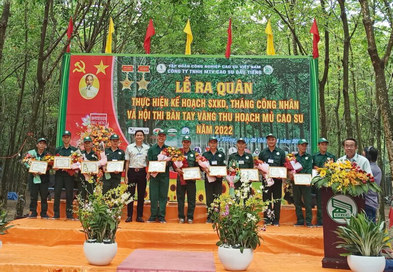 Nông trường An Lập đạt giải nhất hội thi bàn tay vàng cấp công ty năm 2022