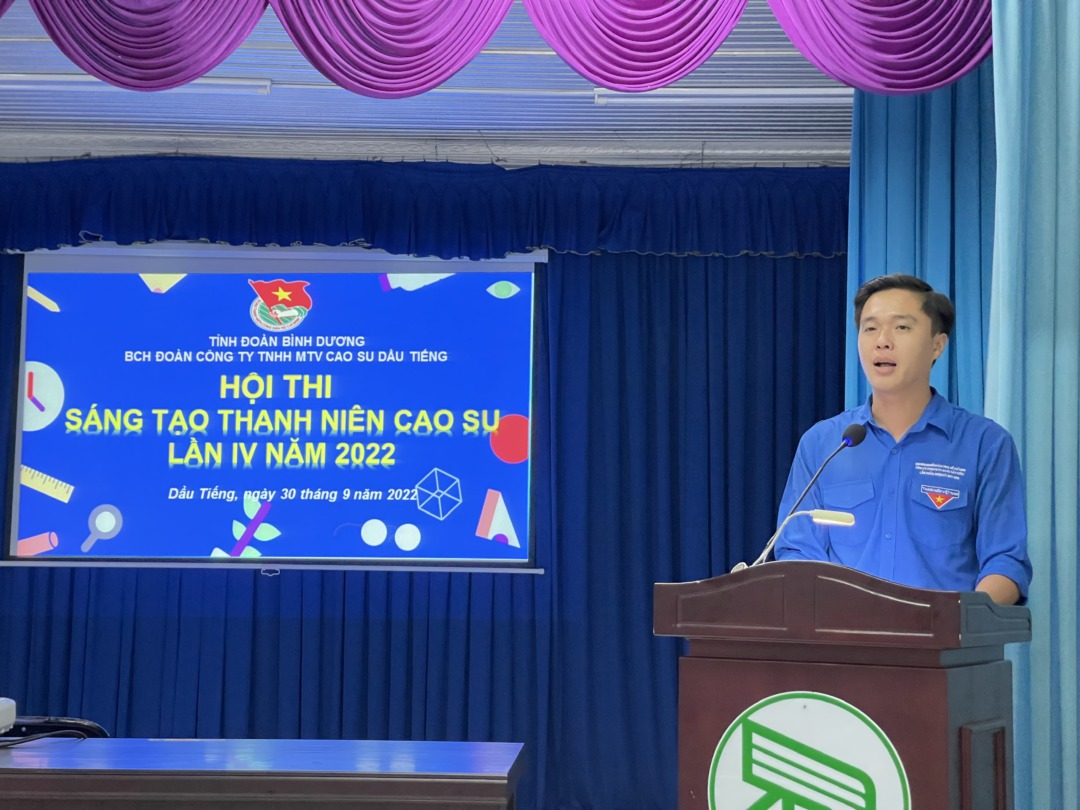 Hội thi “Sáng tạo Thanh niên cao su Dầu Tiếng” lần IV năm 2022