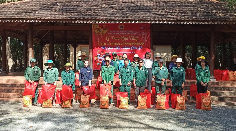 Công đoàn Cao su Dầu Tiếng, hội nghị chuyên đề về giải pháp chăm lo đời sống người lao động Xuân Giáp Thìn 2024