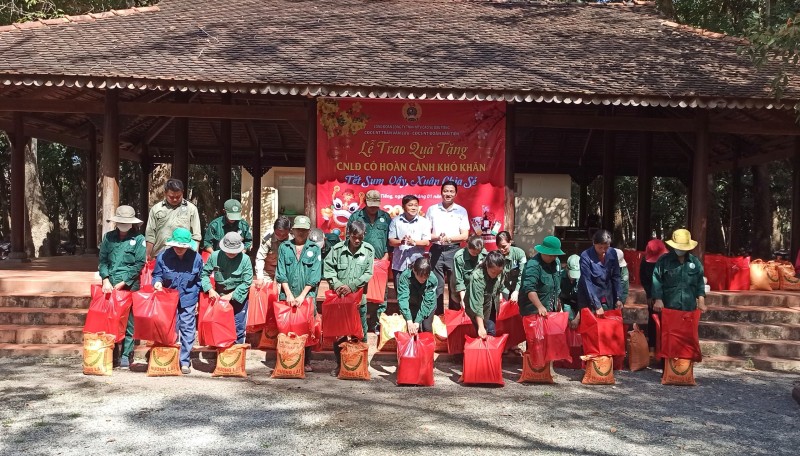 Công đoàn Cao su Dầu Tiếng, hội nghị chuyên đề về giải pháp chăm lo đời sống người lao động Xuân Giáp Thìn 2024